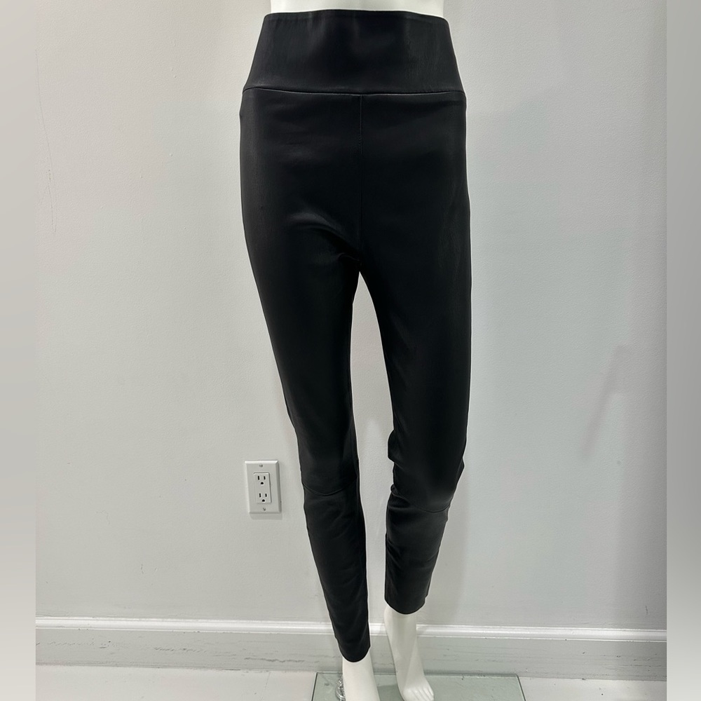 DROMe Black Leather Pants Size L